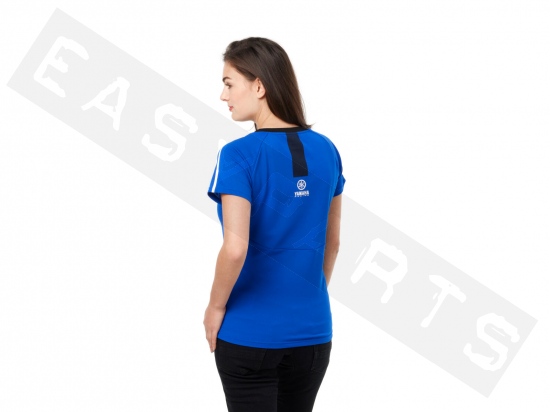 T-Shirt YAMAHA Paddock Blue Pulse Teramo blau Damen